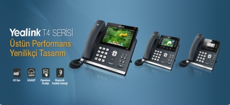 Yealink yeni nesil IP telefonlar